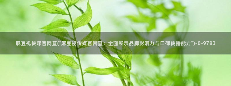 麻豆有限传媒app官网：麻豆视传媒官网直(\